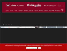 Tablet Screenshot of kleinemeier.de